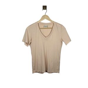 Baldwin Women’s Core V-Neck Tee in Peachskin Size S